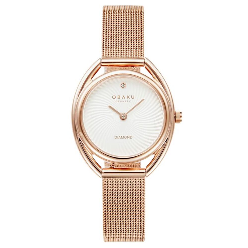 Obaku Women's Juvel White Dial Watch - V286LXVIMV